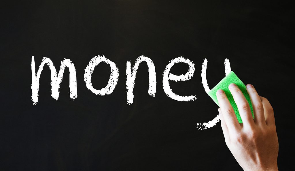out of money